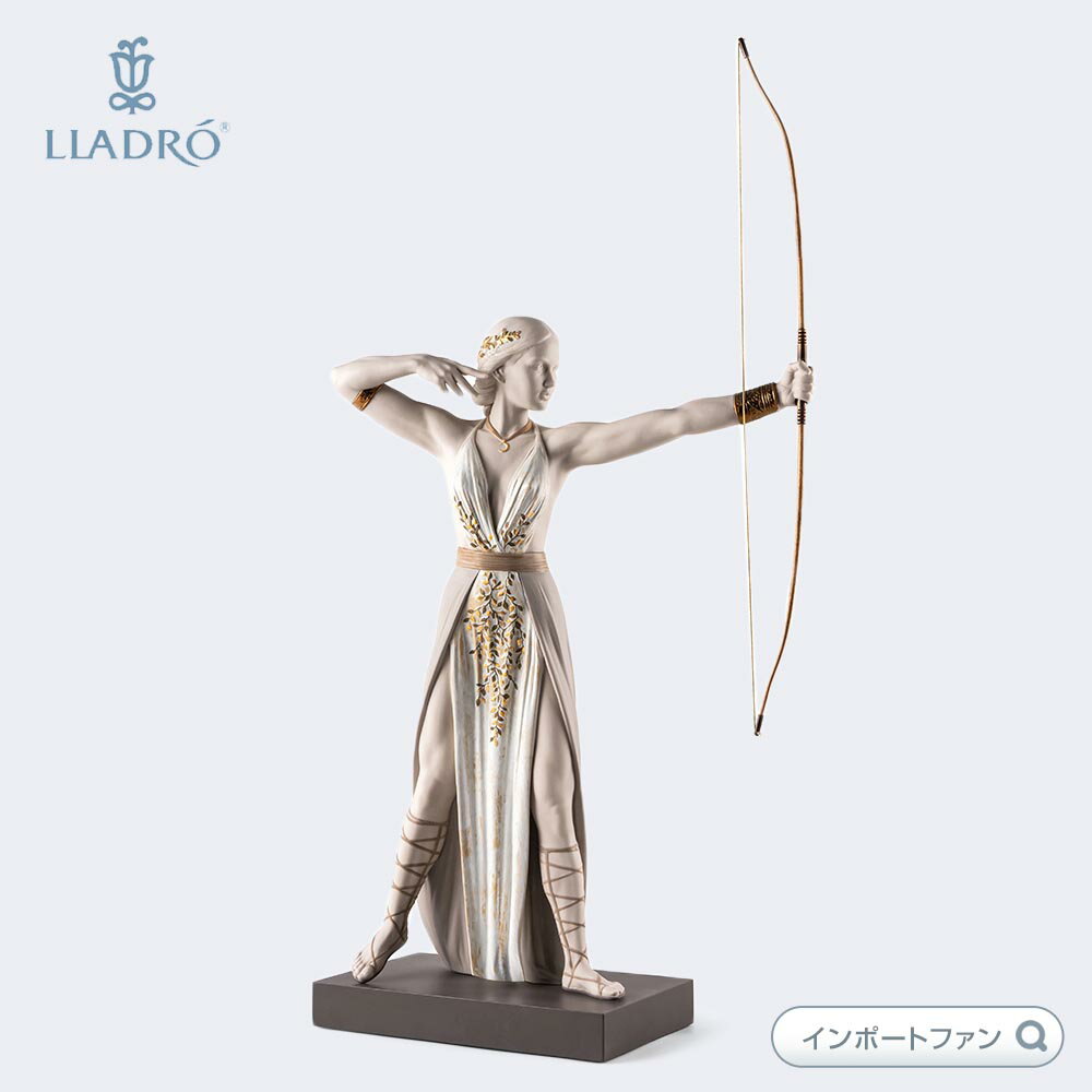 リヤドロ ディアナ 月と狩猟の女神 ローマ神話 01009586 LLADRO ギフト プレゼント □