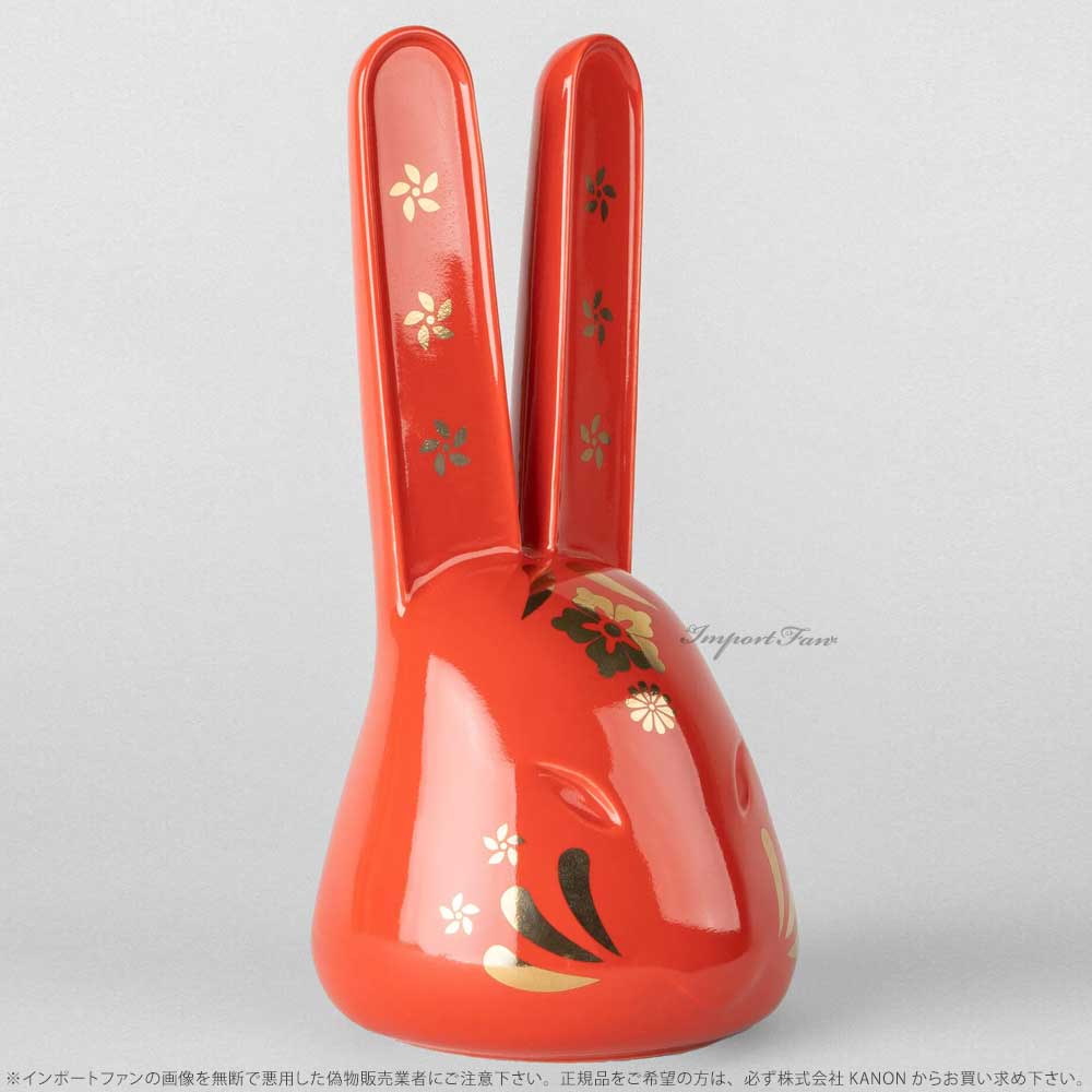 リヤドロ ウサギ ラビット レッド ゴールド 置物 01009590 ギフト プレゼント□ [3]