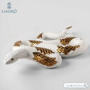 リヤドロ スネーク 蛇 ヘビ ホワイト 銅 01009683 LLADRO ギフト プレゼント□
