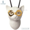 リヤドロ アニマル・ヒーローズ マスク キャット 猫 ネコ ペンダント ゴールド 01010151 LLADRO ギフト プレゼント □