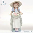 リヤドロ たくさん摘めたよ 少女 花 01006756 LLADRO ギフト プレゼント □