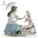 リヤドロ 陽だまりの午後 親子 6910 LLADRO AS PRETTY AS A FLOWER ギフト プレゼント 【ポイント最大47倍！お買い物マラソン セール】