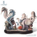 リヤドロ 海のイリュージョン 01006929 タツノオトシゴ 干支 辰 お正月のインテリアに LLADRO ギフト プレゼント □