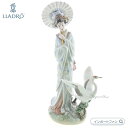 リヤドロ 雅 MIYABI 鶴 ツル 着物 和装 置物 01008253 LLADRO ギフト プレゼント □