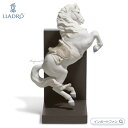 リヤドロ 跳躍 アンダルシアン 馬 ウマ 午 ブックスタンド 置物 01018254 LLADRO ギフト プレゼント □