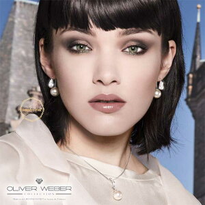 スワロフスキーオリバーウェバーDualクリスタルパヴェパールネックレスSwarovski×OLIVERWEBER□