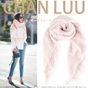 チャンルー カシミヤ&シルク 大判 ストール モーブチョーク 淡い桜色がきれい♪ 男女共用OK♪ チャン・ルーCHAN LUU 正規販売店 □