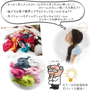 【複数購入で500円〜3000円引!】お店のようにオシャレに収納!アパレルショップで使用される♪ストールハンガー【あす楽】