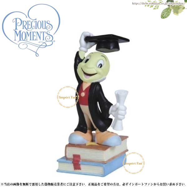 プレシャスモーメンツ ジミニー・クリケット May All Your Dreams Come True 124701 ディズニー ピノキオ Precious Moments ギフト プレゼント □