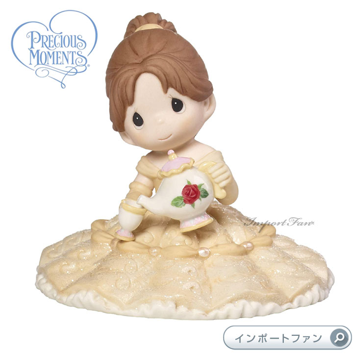 プレシャスモーメンツ ベル You’re My Missing Piece 173092 ケーキトップ 美女と野獣 ディズニー Precious Moments Disney Belle Figurine/Cake Topper ギフト プレゼント □のサムネイル