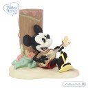 プレシャスモーメンツ ミッキーマウス 人生はあなたとの甘いメロディー ディズニー 192702 Disney Showcase Mickey Mouse Figurine Life Is A Sweet Melody With You, Bisque Porcelain Precious Moments ギフト プレゼント□