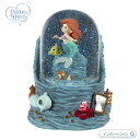 プレシャスモーメンツ リトル・マーメイド アリエル 海の宝物 スノードーム オルゴール ディズニー201114 Disney Sea Treasures Ariel Snow Globe Precious Moments ギフト プレゼント □