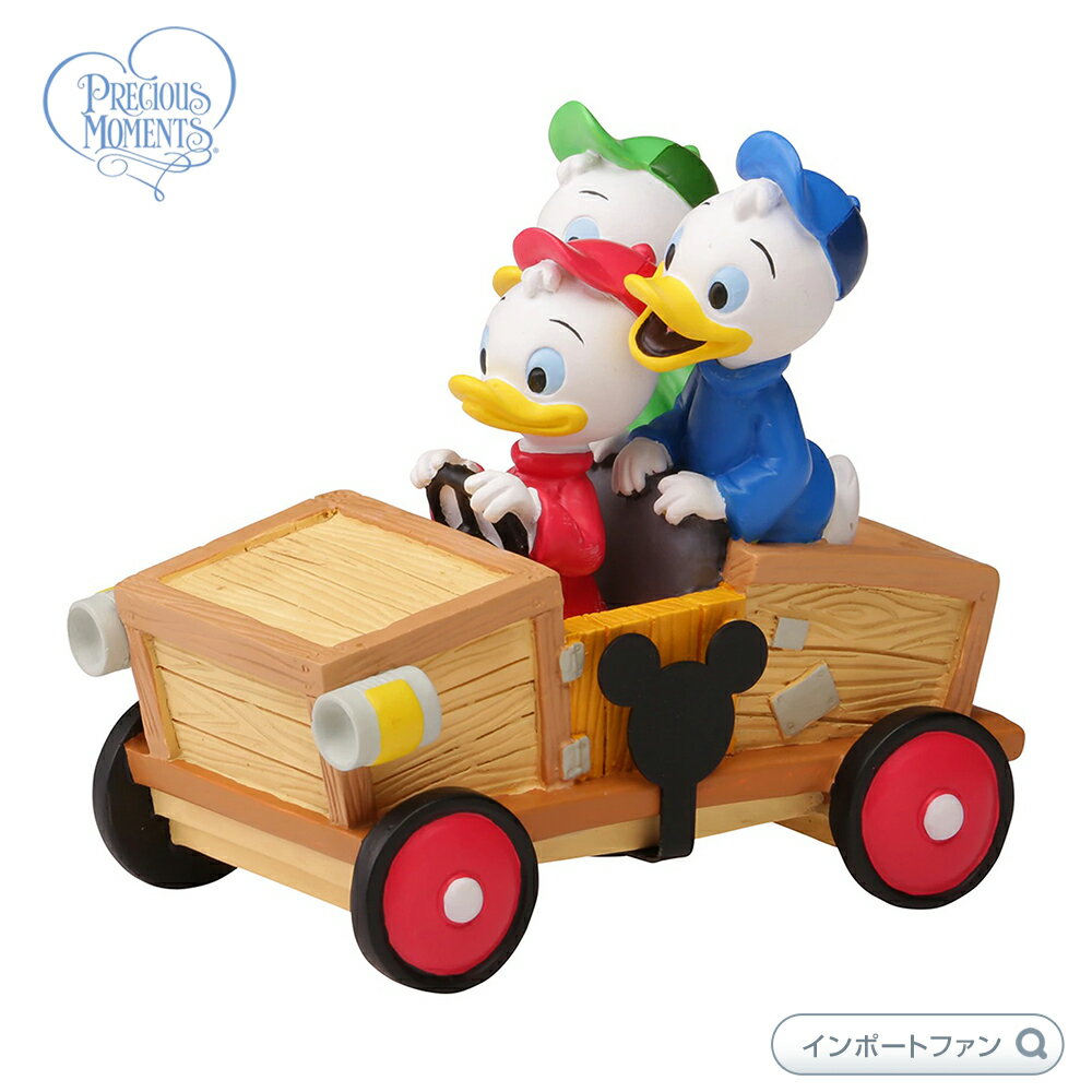 プレシャスモーメンツ ヒューイ デューイ ルーイ コレクタブルパレード フィギュア ディズニー 201707 Disney Showcase Disney Collectible Parade Huey, Dewey, and Louie Figurine Precious Moments ギフト プレゼント □のサムネイル