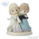 プレシャスモーメンツ エルサ アナ アナと雪の女王 一緒の私たちは強い ディズニー 203063 Together We’re Strong Frozen Figurine Precious Moments ギフト プレゼント □