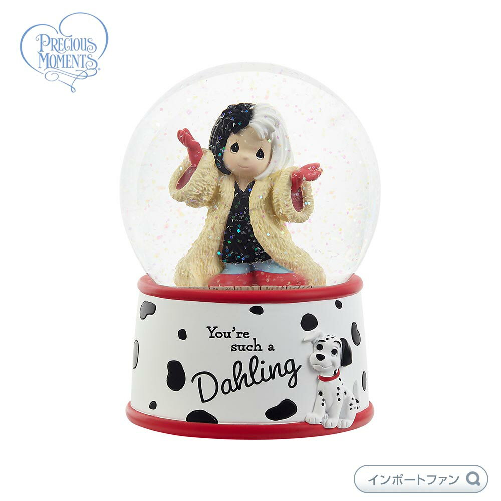 ץ쥷㥹⡼ 륨顦ǡ ߥ塼 Ρ 르 221109 You're Such A Dahling Disney Cruella De Vil Musical Snow Globe Precious Moments 