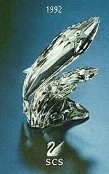 スワロフスキー　1992年　SCS会員限定　クジラ　ホエール　164614　Swarovski　Annual Edition Whales □