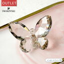 訳あり アウトレット スワロフスキー Swarovski バタフライ シルバーシェイド 蝶 953051 ギフト プレゼント 小傷あり□ 即納