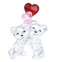 スワロフスキー クリスベア ハートバルーン 5185778 幸せなカップル ハート Swarovski Kris Bear Heart Balloons ギフト プレゼント 【ポイント最大47倍！お買い物マラソン セール】