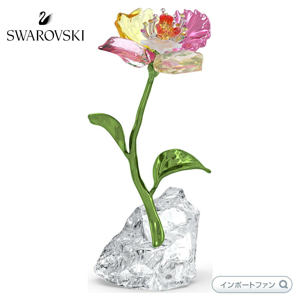 スワロフスキー イディリア 花 フラワー Sサイズ 置物 5639883 Swarovski □