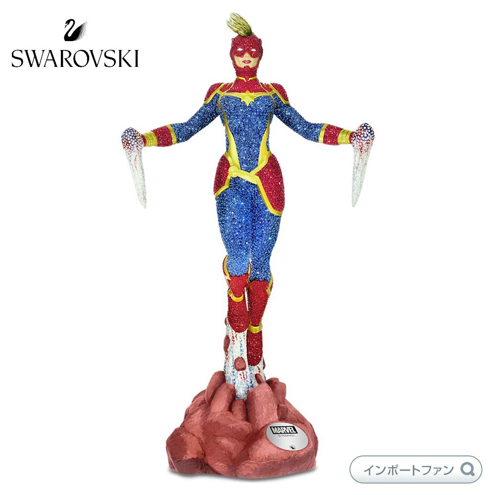 スワロフスキー マーベル キャプテン・マーベル 限定生産品 置物 5644689 Swarovski □