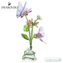 スワロフスキー アイディリア チョウ&花 フラワー 動物 置物 5669353 Swarovski【ポイント最大47倍!お買い物マラソン セール】
