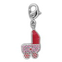 スワロフスキー ベビーガール ベビーカー チャーム 1109765 Swarovski Baby Girl Carriage アクセサリー ギフト プレゼント ...