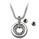 スワロフスキー Swarovski Signed Crystal Circle Set ネックレス&ピアスセット 5030714 ギフト プレゼント□