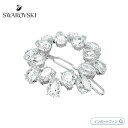 スワロフスキー ヘアクリップ ペアカット クリスタル ホワイト 5620834 Swarovski□
