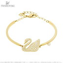スワロフスキー スワン バングル ゴールド 白鳥 5083133 Swarovski SWAN BANGLE, WHITE, GOLD PLATING ギフト ...