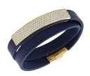 XtXL[ BI lCr[ U[ uXbg 5120642 Swarovski Vio Navy Leather Bracelet Mtg v[g 