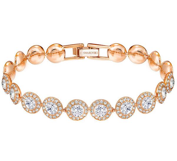 スワロフスキー アンジェリック ブレスレット ローズゴールド 5240513 Swarovski Angelic Bracelet ギフト プレゼント □