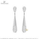 スワロフスキー サイプレス ピアス スモール 5124049 Swarovski CYPRESS PIERCED EARRINGS, SMALL, WHITE, RHODIUM PLATING ギフト プレゼント【ポイント最大47倍!お買い物マラソン セール】