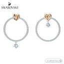 スワロフスキー ライフロング ハート フープピアス 5517933 Swarovski ギフト プレゼント□