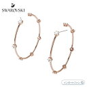 スワロフスキー コンステラ フープピアス ホワイト ローズゴールド 5609706 Swarovski ギフト プレゼント【ポイント最大47倍!お買い物マラソン セール】