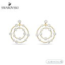 スワロフスキー コンステラ クリップイヤリング サーキュラー ゴールド 5616920 Swarovski □(4)