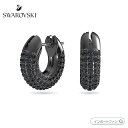 スワロフスキー デクステラ フープピアス パヴェ ブラック 5620222 Swarovski□