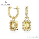 スワロフスキー ミレニアドロップピアス オクタゴンカット イエロー ゴールド 5641169Swarovski□