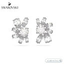 スワロフスキー ジェマ スタッドピアス フラワー 花 ホワイト 5644679 Swarovski□