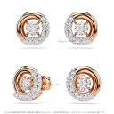 スワロフスキー デクステラ スタッドピアス ラウンドカット ホワイト ローズゴールドトーン 5692258 Swarovski【ポイント最大47倍!お買い物マラソン セール】