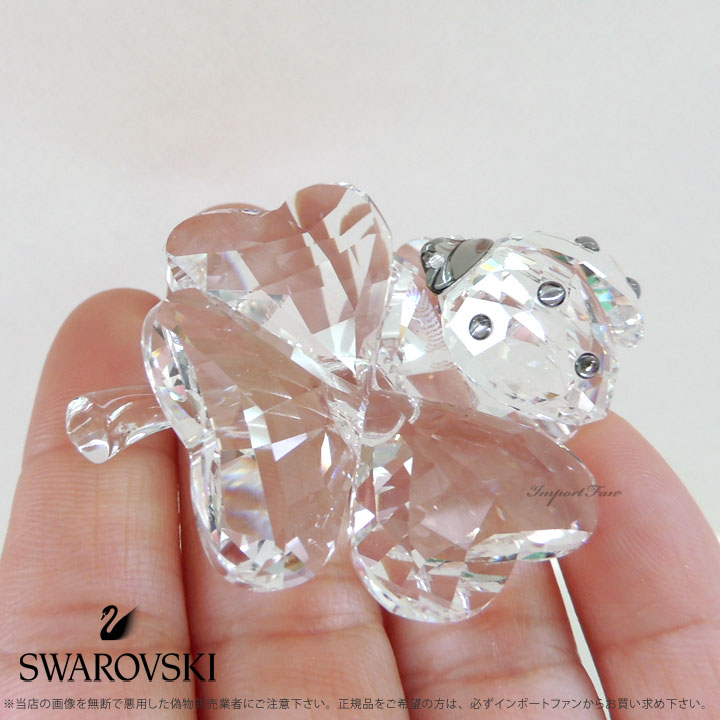 スワロフスキー テントウムシと四つ葉のクローバー 5005063 Swarovski Ladybird on Four leaf Clover ギフト プレゼント□ [2]