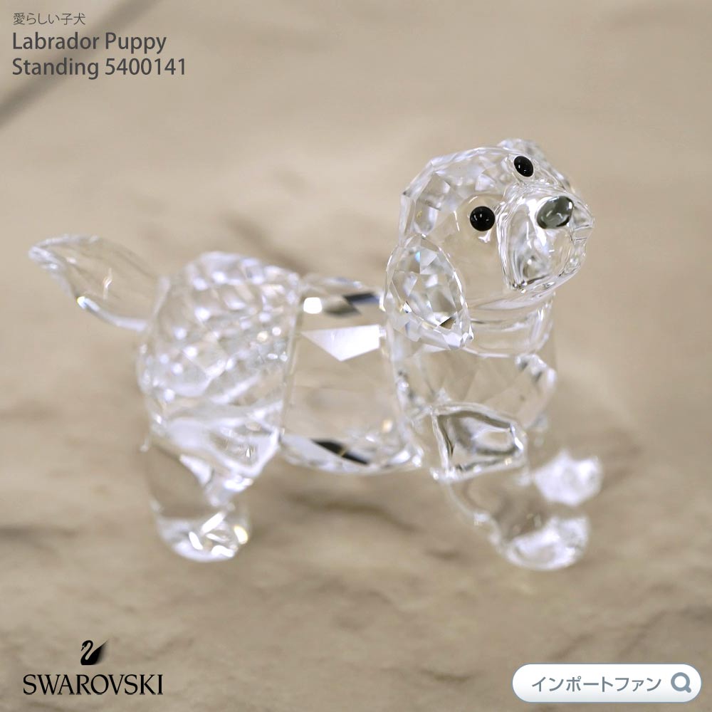 スワロフスキー 赤ちゃん ラブラドール 子犬 パピー 立つ 犬 ギフト 置物 Swarovski Puppy Labrador Puppy Standing 5400141 ギフト プレゼント □