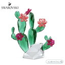 スワロフスキー クリスタル・フラワーズ サボテン デザートピンク 花 置物 5426805 Swarovski□