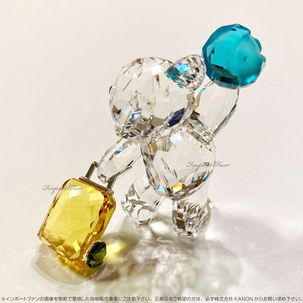 スワロフスキー クリスベア 世界を旅する 旅人 スーツケース Swarovski 5491972 5688515 置物 ギフト プレゼント【ポイント最大47倍!お買い物マラソン セール】