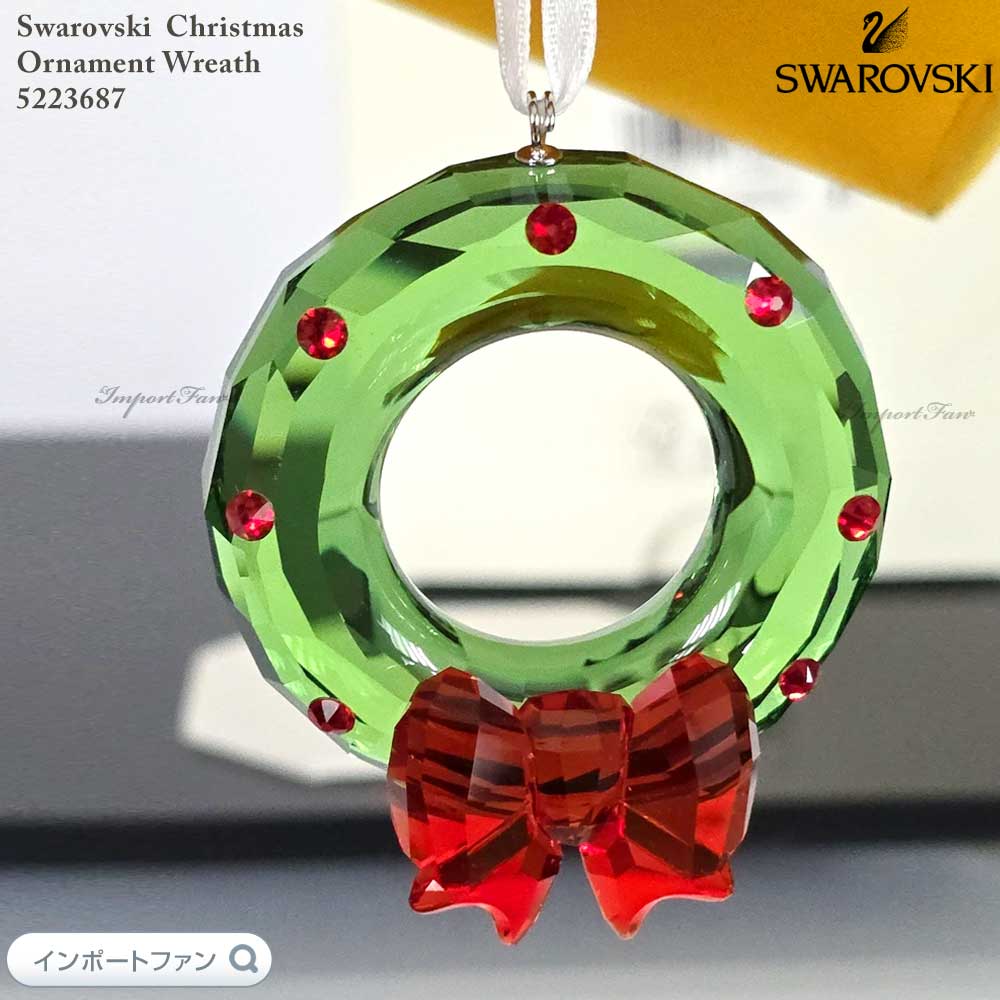 樂天商城 - スワロフスキー クリスマス リース オーナメント 5223687 Swarovski ギフト プレゼント 【ポイント最大47倍！お買い物マラソン セール】