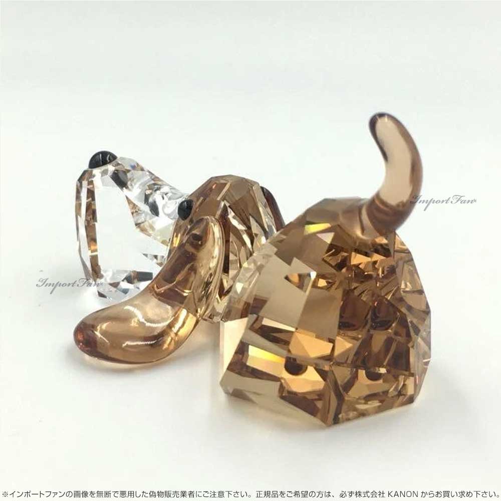 スワロフスキー ラブロッツ バセットハウンド ペッピーノ 犬 935720 Swarovski 置物 ギフト プレゼント □