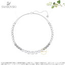 スワロフスキー ホウテ オールアラウンドネックレス 白 5301476 Swarovski HOTE ALL AROUND NECKLACE, WHITE, RHODIUM PLATING ギフト プレゼント □