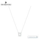 スワロフスキー ミレニア ネックレス スクエア ジルコニア ホワイト 5599177 Swarovski ギフト プレゼント□