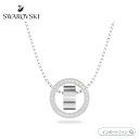 スワロフスキー ホロウ ペンダント サークル ホワイト 5636501 Swarovski□