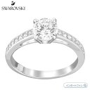 スワロフスキー アトラクト ラウンド リング ホワイト 指輪 5032919 5032920 5032921 5032922 5032923 Swarovski ギフト プレゼント【ポイント最大47倍!お買い物マラソン セール】