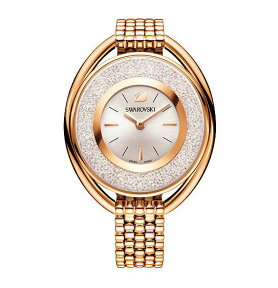 スワロフスキー クリスタリン オーバル ローズゴールド トーン ブレスレット ウォッチ 5200341 Swarovski Crystalline Oval Rose Gold Tone Bracelet Watch ギフト プレゼント □